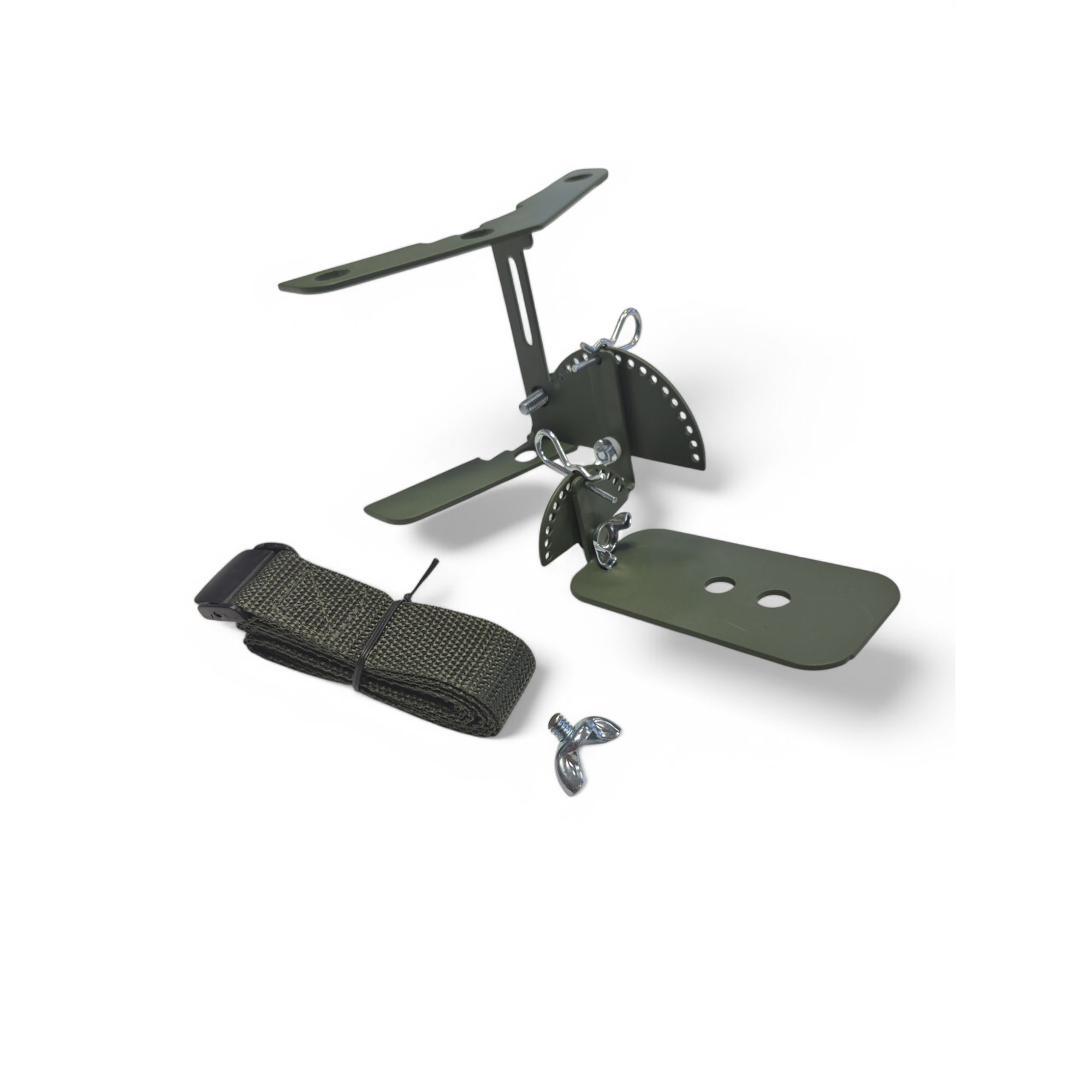 Outdoor Tuff Adjustable Trail Camera Mount — Green, Versatile Installation, Model# OTF-06TCPG